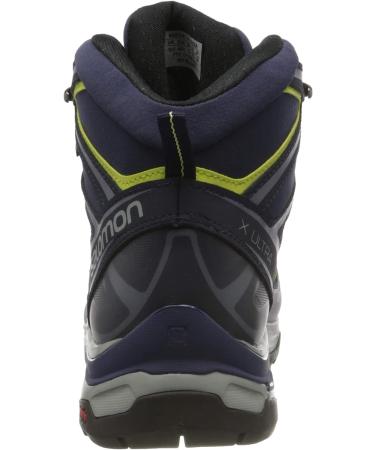 Salomon Women's X Ultra 3 MID GTX W Hiking Boots 11 Wide - Crown Blue/Eve Blue/Sunny Lime - Buy Online on GoSupps.com