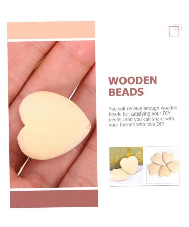 Toyvian 200pcs Peach Cherry Pearls for DIY Jewelry Making - Unfinished Wooden Heart Beads for Crafts & Valentine s Day - Buy Online on GoSupps.com