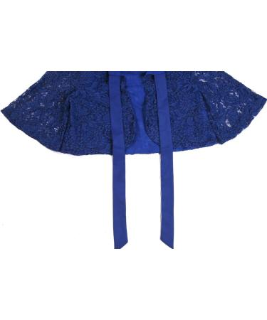 Bonny Billy Girls 7-8 Years Blue Lace Knitted Cotton Cardigan Shrug - Buy Online on GoSupps.com