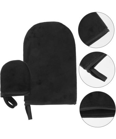 Healeved 5 Sets Tanning Gloves Nail Art Gel Manicure Gloves Versatilen Gel Nail Gloves Uv Protection Self Tanner Mitt Nail Gel Nail Art Supplies Face Tan Mitt Uv Gloves Pe Black Agent or - Buy Online on GoSupps.com