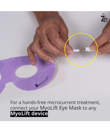 7E Myolift Conductive Eye Mask/Eye Massager Attachment | Anti-Aging Eye Massager Mask For Myolift Device | Fine Lines & Crows Feet Eye Treatment - Buy Online on GoSupps.com