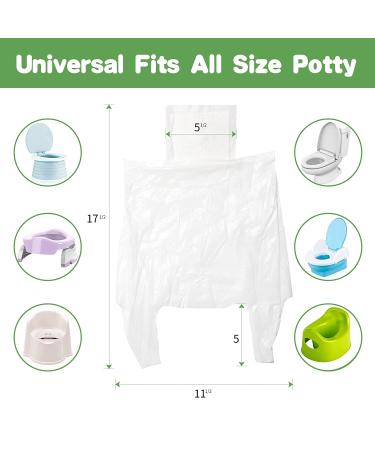 40-Pack Potty Liners for OXO Tot 2-in-1 Go Potty | Disposable & Leak-Proof | Compatible with Various Travel Potties - Buy Online on GoSupps.com