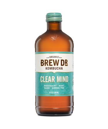 Brew Dr. Kombucha Clear Mind, 14 Ounce