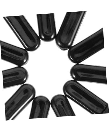 Baluue 200 Pcs Mini Eyeshadow Swab Concealer Brush Foam Eyeshadow Lip Balm Milky Cotton Black - Buy Online on GoSupps.com