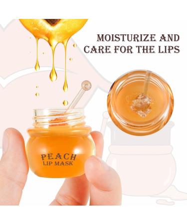 Lip Mask Lip Balm Moisturize and Prevent Dry and Chapped Lips Exfoliating Repair Lips (Peach) - Buy Online on GoSupps.com