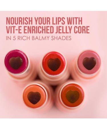 Jelly & Butter Lip Balm | Infused with Jojoba Oil Shea Butter & Vitamin E | Softens Dry & Chapped Lips | Helps Fade Lip Pigmentation | Smooth & Supple Lips | Dusty Rose | 3g - Buy Online on GoSupps.com