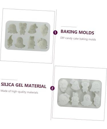 Ciieeo 1 Pc Halloween Spooky Dice Pumpkin Cake Mould De para Gelatinas Halloween Candy Molds Silicone Mini Halloween Cake Silicone Fondant Molds Ghost Handmade Soap Silica Gel 20.5X14CM Blue - Buy Online on GoSupps.com
