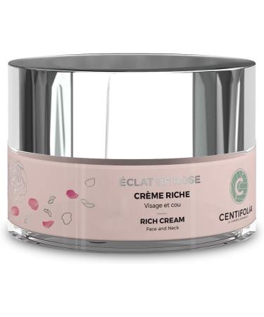 CENTIFOLIA | Eclat de Rose Micellar Water 500ML + Eclat de Rose Rich Cream 50ML | Ideal for dehydrated skin | Removes makeup perfectly | Smoothed and illuminated skin | Made in France | Organic - Buy Online on GoSupps.com