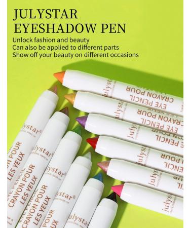  Julystar Interookie Makeup Color Eyeshadow Monochrome Polarized Stick Makeup Beauty Eyeshadow Matte Cosmetic Gloss (B08#) - Buy Online on GoSupps.com