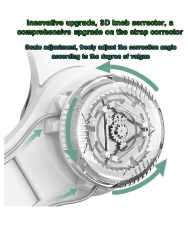 Toe Separator & Bunion Corrector | Adjustable Big Toe Bunion Splint for Day & Night Relief - Buy Online on GoSupps.com