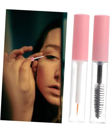 WOONEKY 1 Set Eyeliner Stick Eyelash Cream Packing Bottles Transparent Mascara Eyelash Brush The Pet - Buy Online on GoSupps.com