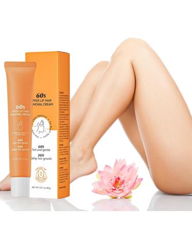Facial hair removal cream | Effective and painless hair removal cream Body hair removal cream for lips eyebrows cheeks or bikini line sensitive skin - Buy Online on GoSupps.com