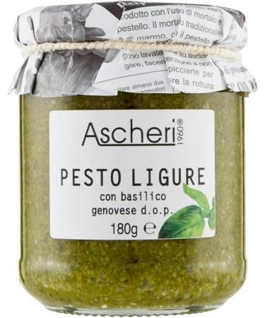  Italian Gourmet E.R. Ascheri 1960 Ligurian Pesto with Genoese Basil Basil Pesto Sauce 180 g Glass 180 g + Italian Gourmet Tomato Pulp Box 400 g - Buy Online on GoSupps.com