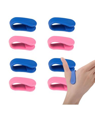 8 pieces acupressure clip acupressure clip massage acupressure clip hand -clamp acupressure clip used for migraine aids tension.
