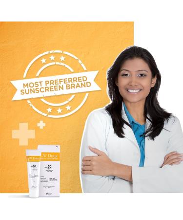 Brinton Healthcare UvDoux Face & Body Sunscreen gel with SPF 50 PA+++ in Matte Finish and Oil Free Formula| Water Resistant Sunscreen| Protection against UVA/UVB Rays (100 GM) - Buy Online on GoSupps.com