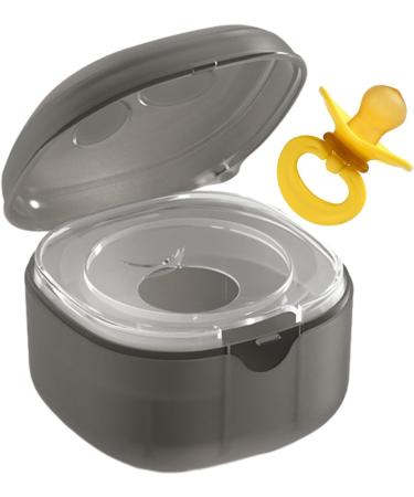 Kirdume Pacifier Organizer Box Stylish & Easy to Clean Dust-Proof Holder for Travel - Gray - Buy Online on GoSupps.com