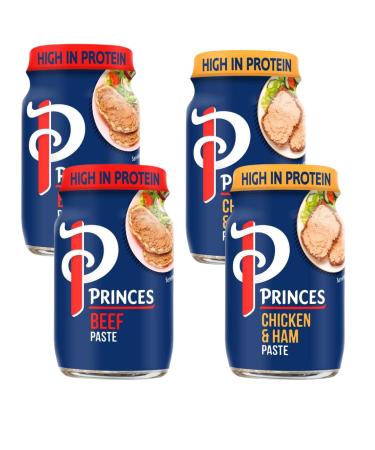 Sandwich Spread Bundle Containing Princes Beef Paste 75g x2 Princes Chicken & Ham Paste 75g x2 (4 Pack) - Buy Online on GoSupps.com