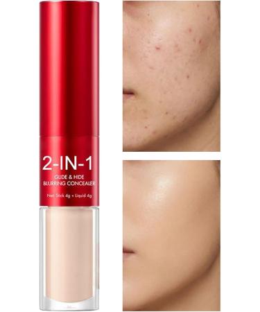  Pruojhw Women's double-ended concealer pencil for a full and blended look creamy concealer to cover skin and imperfections for everyday use travel etc. - Buy Online on GoSupps.com