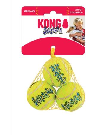 Kong Air Dog Squeaker Tennis Balls Small 3pack