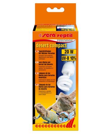 sera reptil desert compact 20 W - lighting for desert terrariums white