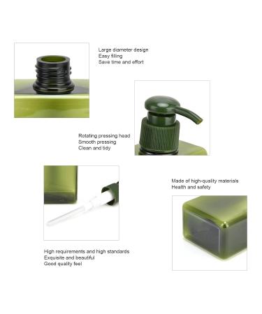 Travel Size Toiletries Leakproof 280ml Plastic Pump Bottles | 3Pcs Thickened Travel Bottles for Bathroom & Kitchen - Buy Online on GoSupps.com