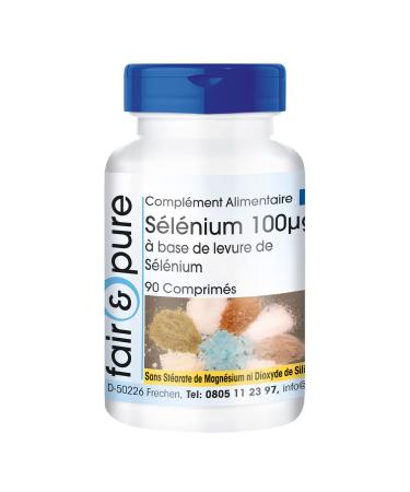 Fair & Pure - Selenium 100 g from selenium yeast - vegan - 90 tablets