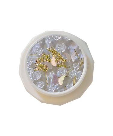 Worparsen Manicure Decor Resin Nail Camellia Decor Manicure Accessories DIY Creative Shape F