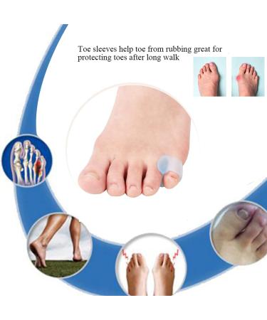 Jycch 10-Piece Pinky Toe Splint & Gel Toe Separators - Hammer Toe Straightener for Men & Women | Relief for Walking Running & Overlapping Toes - Buy Online on GoSupps.com