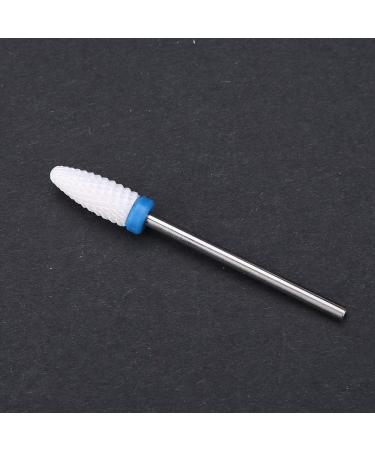 Ceramic Cylinder Nail Drill Bit Set with Display Base - White 04 - Buy Online on GoSupps.com