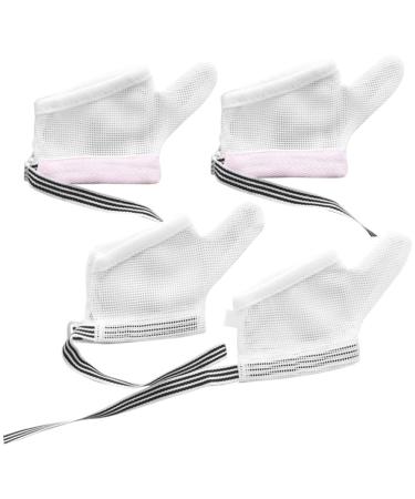 GLEAVI Thumb Brace Thumb Brace Thumb Brace 2 Pairs Stop Thumb Sucking Gloves Finger Sucking Guard No Scratch Mitts Anti-Sucking Mittens Prevent Scratches Gloves L Braces Kit Braces Kit Thumb Splint 12x7.5x0.5cm