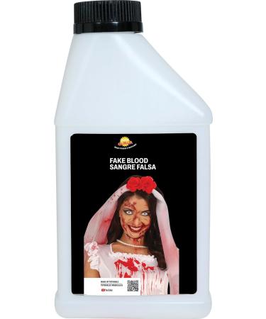  FIESTAS GUIRCA FIESTAS GUIRCA Washable Blood Bottle (1 Litre) - Make Up for Halloween Carnival and Costume Parties Ideal for Special Effects and Decoration for Kids and Adults (Red) - Buy Online on GoSupps.com
