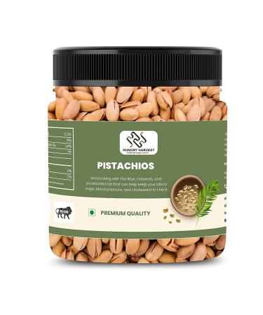 Hungry Harvest Whole Roasted Salted Pistachios with Shell 400 gms_Packing May Vary
