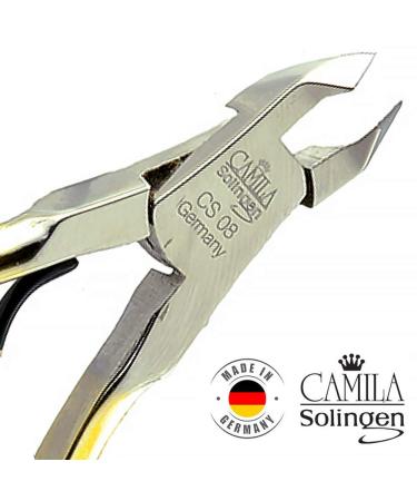 Camila Solingen CS08 Professional Nail Cuticle Trimmer from Germany - Stainless Steel, Anti-Corrosive, 5mm Blade for Manicure and Pedicure - Buy Online on GoSupps.com