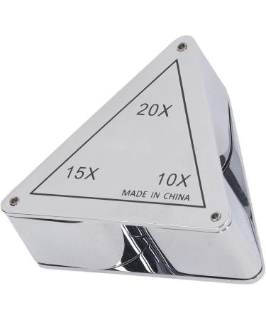 Magnifying Glass 3 Lens Zinc Alloy Magnifying Glass High Magnification Clear Magnification Effect with Storage Bag for Jewelry Identification for Jewelers - Buy Online on GoSupps.com