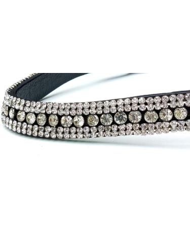 Equipride Black Leather Shetland Horse Straps | Sparkling Stone Accents | 13 Premium Quality - Buy Online on GoSupps.com