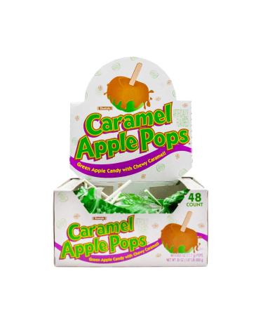 Tootsie Roll Caramel Apple Pops - 48 Count Package - Buy Online on GoSupps.com