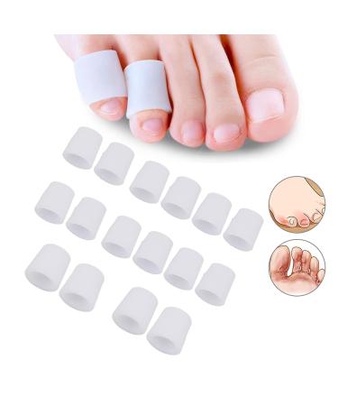 8 Pairs Toe Protector Sleeve for Hammer Toe, Calluses, Corns - Skin-Friendly & Elastic - Buy Online on GoSupps.com