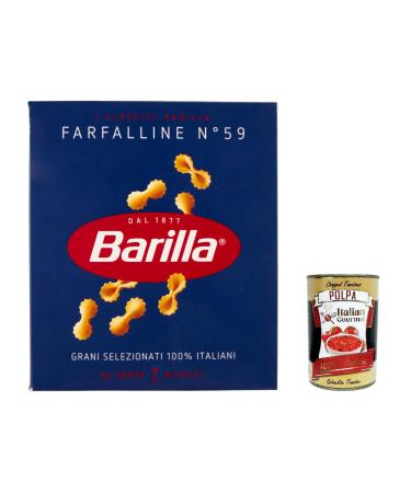 Italian Gourmet E.R. Barilla Farfalline Pasta 59 500g + Italian Gourmet Pulp 400g