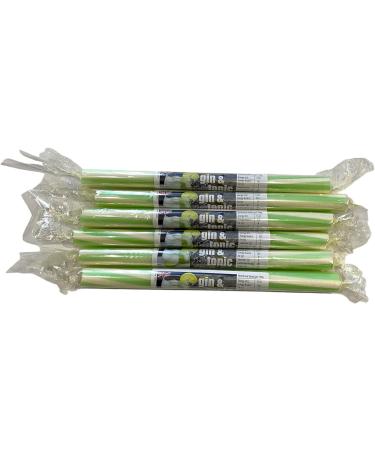 20 X Gin & Tonic Rock Sticks Handmade Traditional Rainbow Classic Sweets Retro Seaside Gift Wholesale Confectionery - Buy Online on GoSupps.com