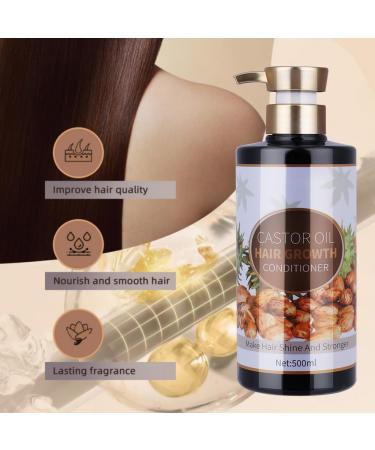 Silvercell Castor Oil Conditioner - Hair Growth & Moisturizing Shampoo for Damaged Hair | Thickening Oil Control 16.91 fl. oz - Buy Online on GoSupps.com