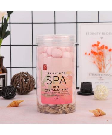 Rose Nail Manicure SPA Effervescent Soak Ball - Remove Dead Skin, Moisturize, and Soften Cuticles for a Perfect Manicure - Buy Online on GoSupps.com