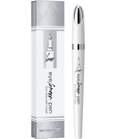 3D Microblading Eyebrow Pencil Waterproof Eyebrow Pencil With 4 Tips Precision Eyebrow Pencil Eye Brow Contouring For Long Lasting Definition Black - Buy Online on GoSupps.com