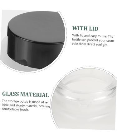 HONMEET 50ml Glass Jar Face Cream Jar Empty Refillable Cosmetic Jars Empty Cream Jar Frosted Glass Jars Tiny Jars with Lids Lotion Jar Body Butter Jars Sample Jars Travel Square Small Jar - Buy Online on GoSupps.com