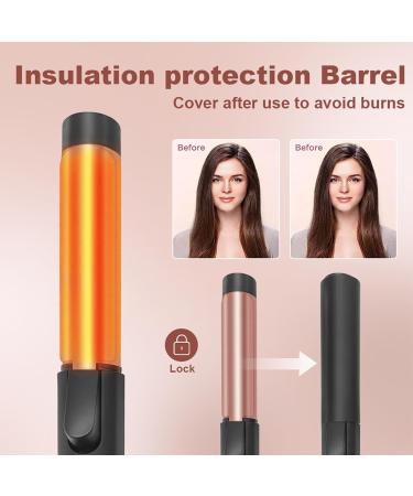 Buy Portable 25mm Electric Hair Curling Iron - Adjustable Temperature & 360 Rotating Cord for Effortless Hair Styling - Buy Online on GoSupps.com