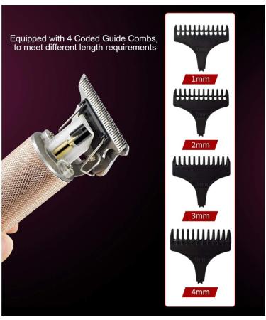 Electric Hair Cordless Rechargeable Barber Grooming Kits Trimmer Professional Hair Multi-color - Buy Online on GoSupps.com
