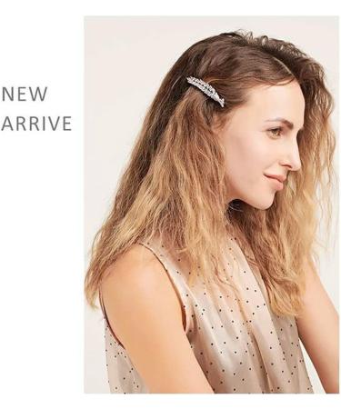 fdsmall Small Hair Barrettes Hairpin Crystal Hair Clip Top Clamp Hair Accessories for Girls Women - Purple - Buy Online on GoSupps.com