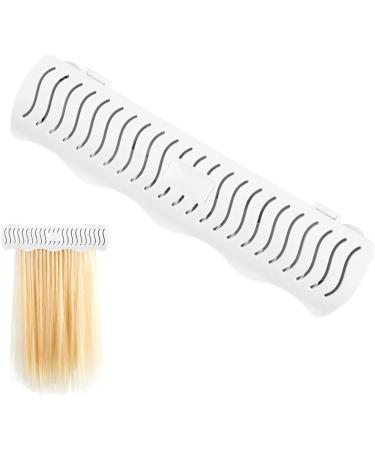 Hair Extension Holder - Hair Extension Holder Stand for Wall | Lightweight Wig Holder Hair Rack for Styling Coloring Blow Tape Weft Clip in Halo Extensions White - Buy Online on GoSupps.com