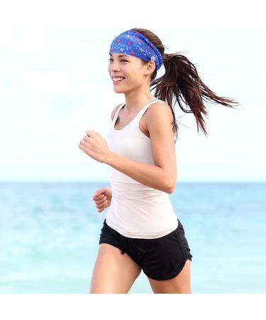 Nursing Headbands with Buttons - 8 Piece Set for Women - Non-Slip Elastic Hair Bands for Face Coverings - Cute Patterns - Ideal for Nurses, Doctors, Yoga, and Sports - Buy Online on GoSupps.com