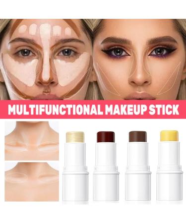 Ibcccndc Professional Makeup Sticks Kit - Cream Contour, Blush, Highlighter, Bronze Pen, Lip Balm Stick - Moisturizing Gift Set - Buy Online on GoSupps.com
