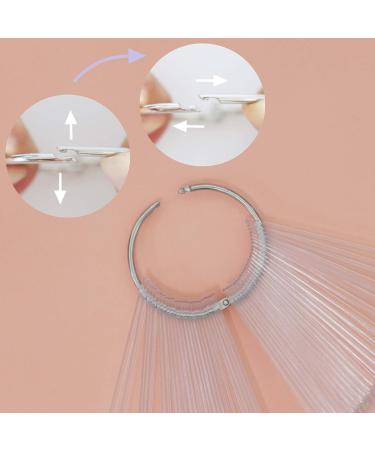 50 Pieces Transparent Nail Pattern Tips with Number Stickers - Stiletto Nail Display Ring for Nail Studios | Nail Accessories for Professionals - Buy Online on GoSupps.com